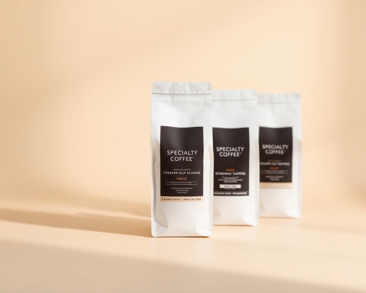 Embalagem especial — pouch branco